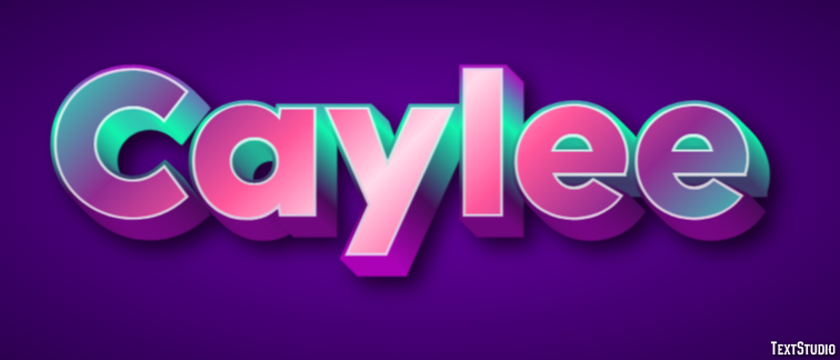 Caylee Effetto testo