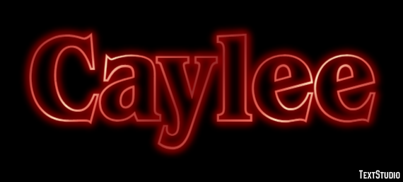 Caylee Effetto testo