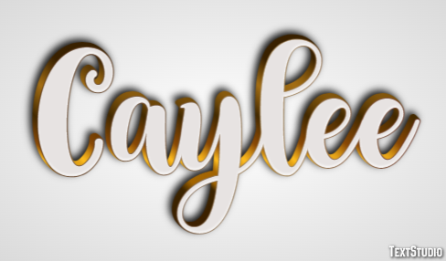 Caylee Text effect