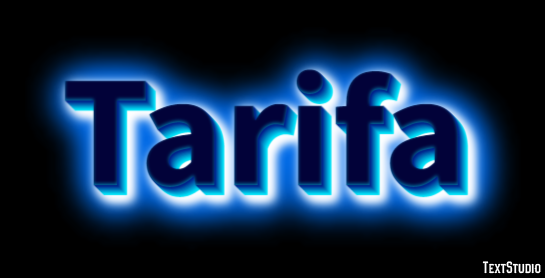 Tarifa Efekt tekstowy
