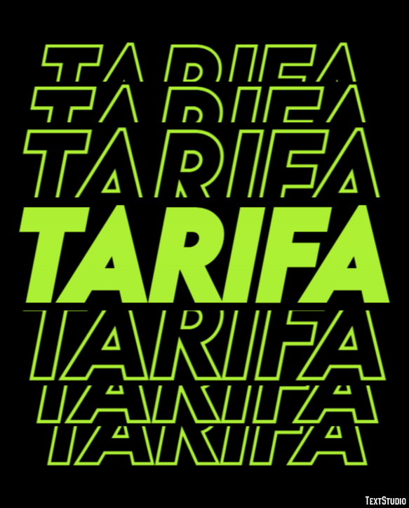 Tarifa Efekt tekstowy