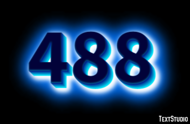 488 Texteffekt