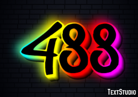 488 Text Effect