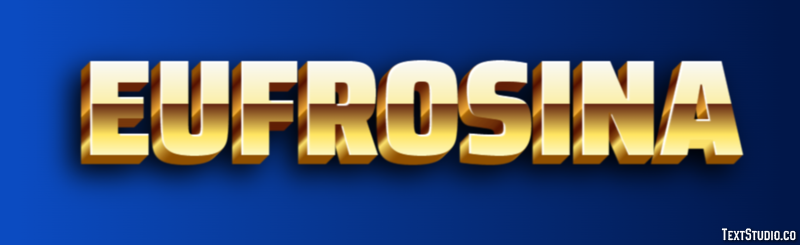 Eufrosina Text Effect