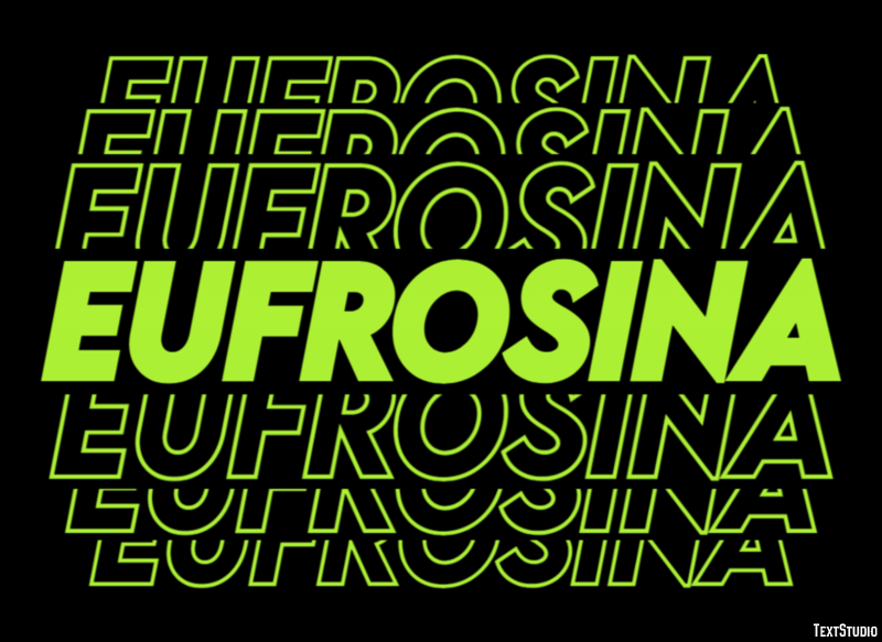 Eufrosina Effetto testo