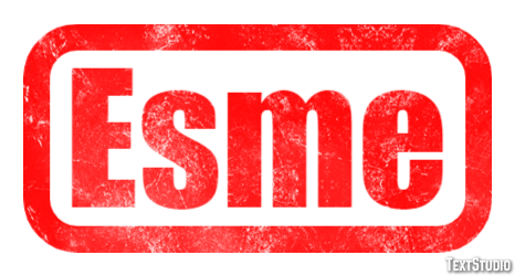 Esme Efekt tekstowy