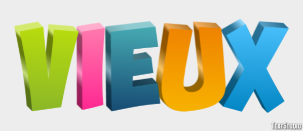 Vieux Effet de Texte