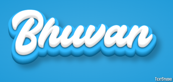 Bhuvan Effet de Texte