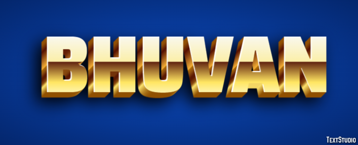 Bhuvan Text Effect