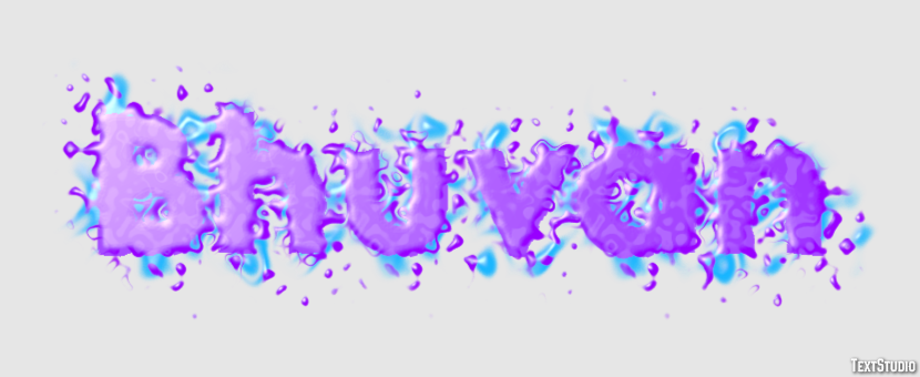 Bhuvan Text Effect