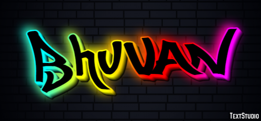 Bhuvan Text effect