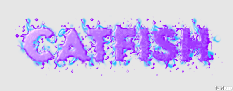 Catfish Text Effect