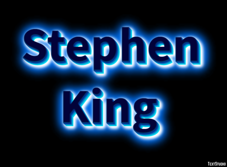 Stephen King Text Effect