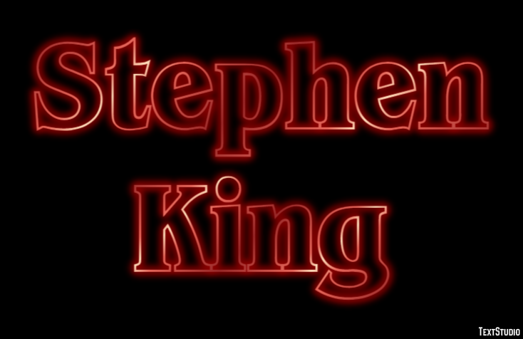 Stephen King Text Effect