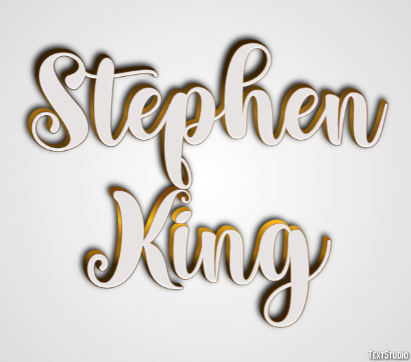 Stephen King Text Effect