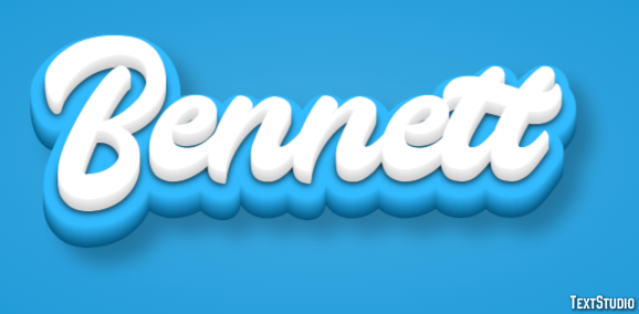 Bennett Texteffekt