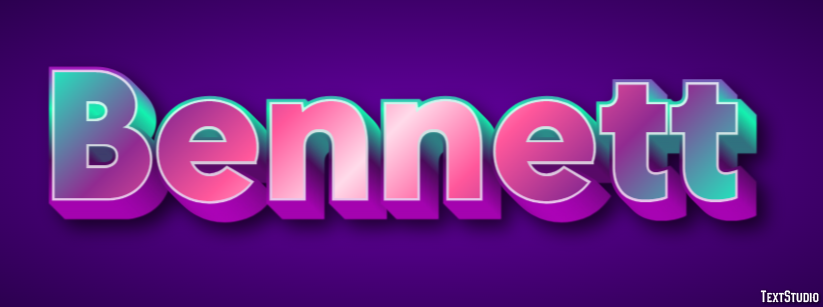 Bennett Texteffekt
