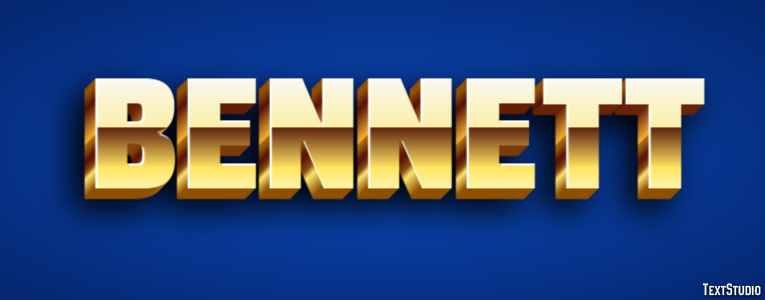 Bennett Texteffekt