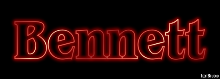 Bennett Texteffekt