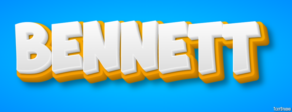 Bennett Texteffekt