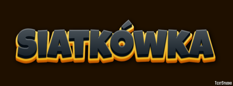 Siatkówka Efekt tekstowy