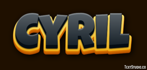 Cyril Texteffekt