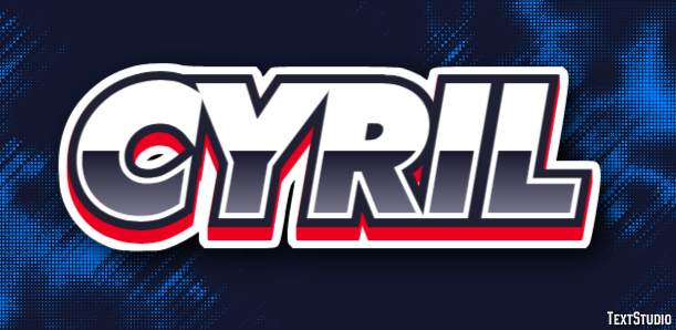 Cyril Text Effect