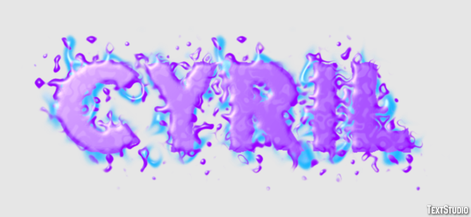 Cyril Text Effect