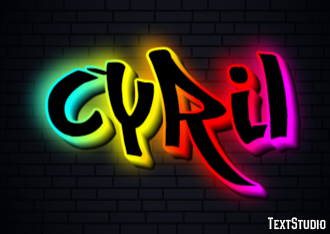 Cyril Text Effect