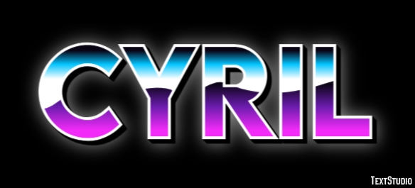 Cyril Text Effect