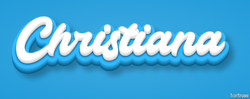 Christiana Text effect