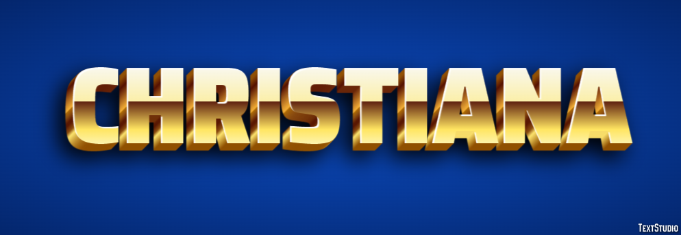 Christiana Text effect