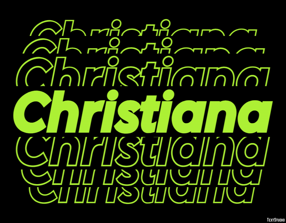 Christiana Text Effect
