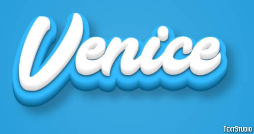 Venice Efeito de texto