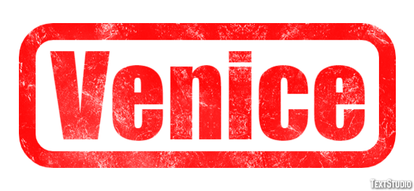 Venice Efekt tekstowy