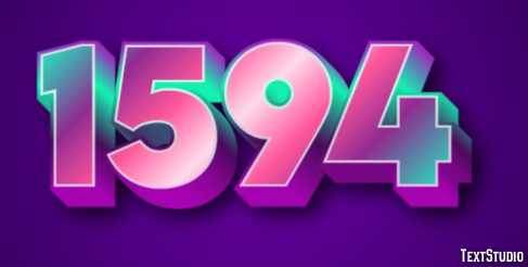 1594 Texteffekt