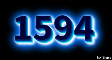 1594 Text Effect