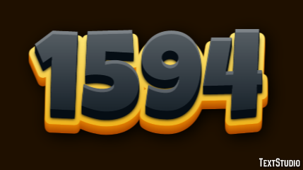 1594 Text Effect