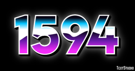 1594 Texteffekt