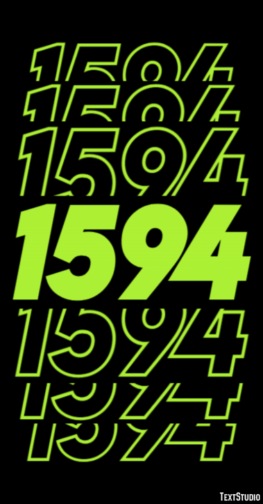 1594 Texteffekt