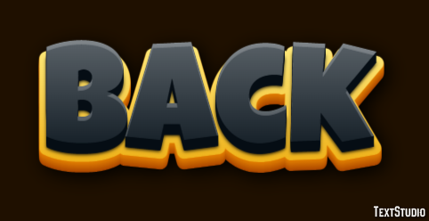 Back Text Effect