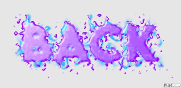 Back Text Effect