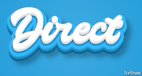 Direct Text Effect