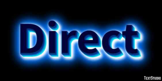 Direct Text Effect