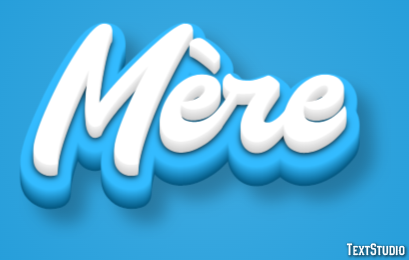 Mère Texteffekt