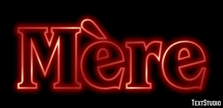 Mère Texteffekt