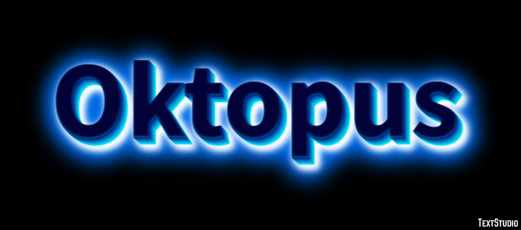 Oktopus Texteffekt