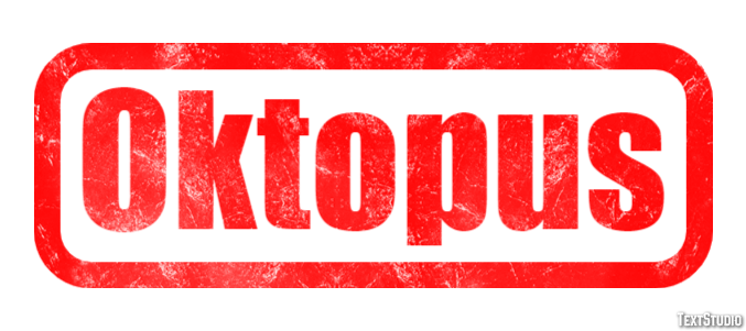 Oktopus Texteffekt