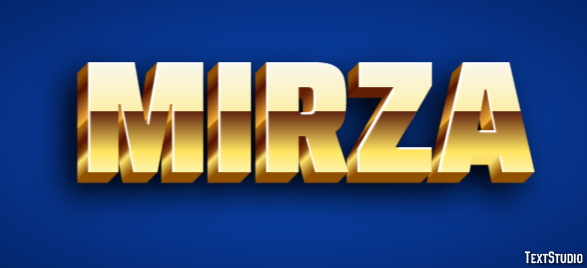 Mirza Texteffekt