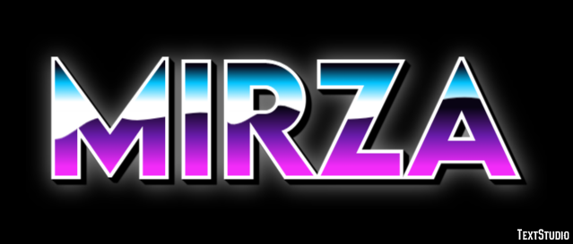 Mirza Texteffekt